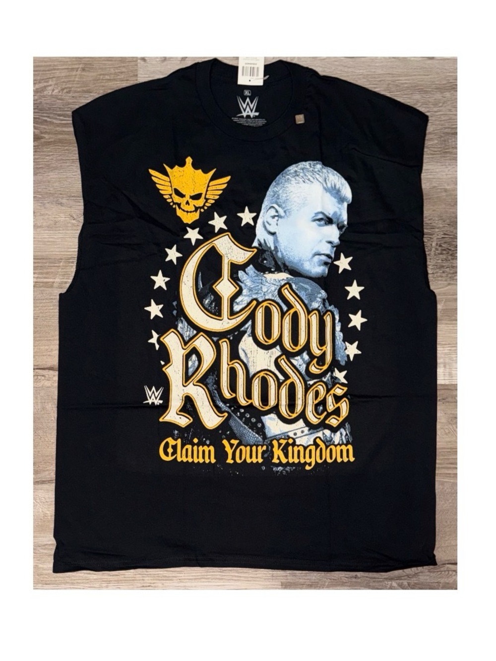 NWT Men's Cody Rhodes Cut Off Shirt Size XL